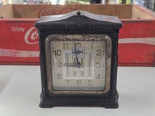 Relógio de mesa vintage Ingraham Meteor despertador corda PARA PEÇAS OU REPAROS, usado comprar usado Relógio de mesa vintage Ingraham Meteor despertador corda PARA PEÇAS OU REPAROS, usado comprar usado  Enviando para Brazil