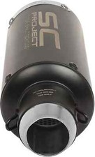 Usado, Silenciador esportivo universal para motocicleta SC Exhaust SOMENTE (SEM suportes) comprar usado  Enviando para Brazil