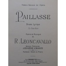Leoncavallo ruggero paillase d'occasion  Blois