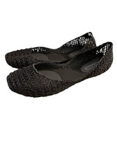 Sapato de Balé Melissa Campana Fitas Liso Feminino Tamanho 7 Tecido Gelatina Preto Slipon comprar usado  Enviando para Brazil