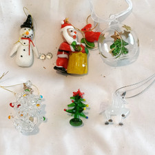 Unique glass christmas for sale Unique glass christmas for sale  WALSALL