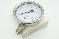 Druckluft manometer edelstahl gebraucht kaufen  Hamburg