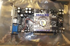 Placa de vídeo gráfica Nvidia GEFORCE FX 5700 128 MB AGP DVI VGA TV Inno3D comprar usado  Enviando para Brazil