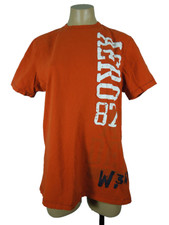 Camiseta AEROPOSTALE M MÉDIA autêntica marca laranja comprar usado  Enviando para Brazil