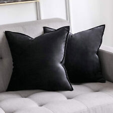 Velvet plain cushion for sale  USA