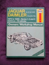 Haynes manual jaguar for sale  WORTHING