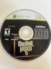 Guitar Hero 5 (Microsoft Xbox 360, 2009) somente disco. Testado. Envio rápido! comprar usado  Enviando para Brazil