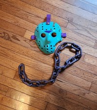 Friday The 13th Retro Nintendo NES Jason Voorhees Máscara e Corrente Cosplay Halloween comprar usado  Enviando para Brazil