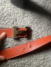 Logo belt orange for sale  Larkspur