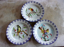 Assiettes oiseau faience d'occasion  Céret