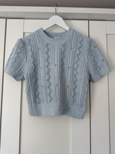 Zara blue knit for sale  NOTTINGHAM