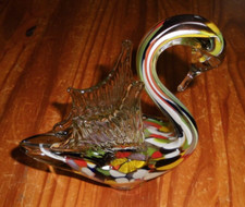 Schwan glas bohemia gebraucht kaufen  Gilching