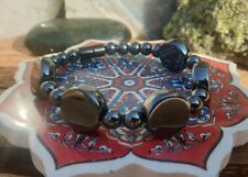 Hematite bracelet magnetic for sale  CROYDON