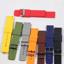 Usado, Pulseira de relógio de silicone macio ajuste rápido 15 mm 10 mm-24 mm unissex comprar usado  Enviando para Brazil