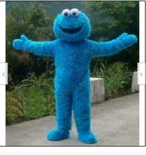 Fantasia de mascote de biscoito azul vestido de festa adulto fantasia cosplay anime roupa de desfile comprar usado  Enviando para Brazil