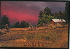 Cartão postal cromado continental Montana Rockies galpão telhado de estanho comprar usado  Enviando para Brazil