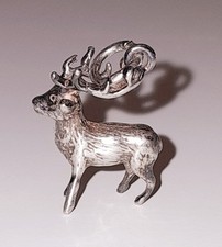 Antique silver stag for sale  WISBECH
