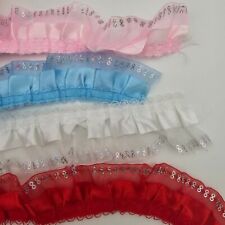 Ruffled pleat trim for sale  DONCASTER