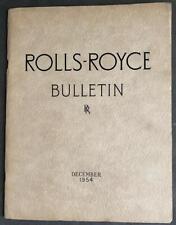 December 1954 rolls for sale  BACUP