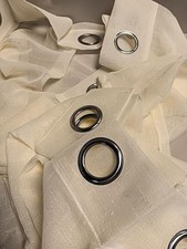 Transparente leinenvorhänge m gebraucht kaufen  Herten