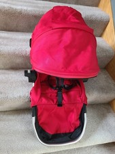 Carrinho Baby Jogger City Select Segundo Assento VERMELHO + Moldura Prata Excelente Estado Usado! comprar usado Carrinho Baby Jogger City Select Segundo Assento VERMELHO + Moldura Prata Excelente Estado Usado! comprar usado  Enviando para Brazil