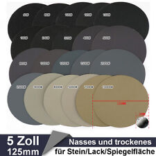 125mm Schleifscheiben Nass und trocken Klett Schleifpapier Körnung P60 - 10000, usado comprar usado  Enviando para Brazil