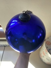 Antique kugel blue for sale  BECCLES