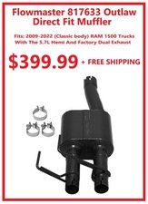 Flowmaster exhaust outlaw for sale  Lexington