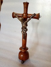 Antico crocifisso legno usato  San Sebastiano Curone