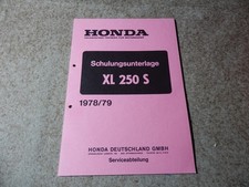 Honda 250 schulungsunterlagen gebraucht kaufen  Erolzheim