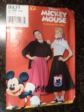 Saia Simplicity 9431 Misses Disney Mickey Mouse 2000 padrão tamanho 8-18 sem cortes comprar usado  Enviando para Brazil