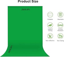 Green screen backdrop for sale  PETERBOROUGH