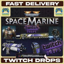 Warhammer 40.000: Space Marine 2 TODAS AS GOTAS TWITCH (10/10) ☑️ Halo, Armadura, Mais!! comprar usado  Enviando para Brazil