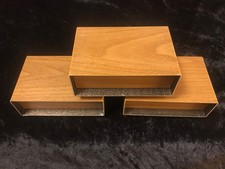 Gabinete eletrônico com pés caixa de projeto QTD 1 1970s 1960s Woodgrain 15x10x5cm comprar usado  Enviando para Brazil