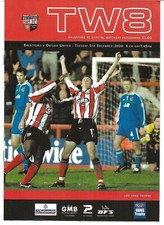 Football programme brentford for sale  FARINGDON