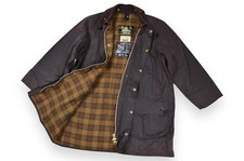 Jaqueta masculina Barbour Gamefair marrom cera vintage cereja A125 Inglaterra tamanho C42/107, usado comprar usado  Enviando para Brazil