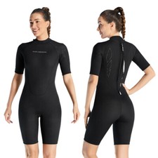 Roupa de mergulho manga curta 3mm neopreno para mergulho snorkeling surf natação, usado comprar usado  Enviando para Brazil