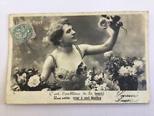 Cpa fantaisie jeune d'occasion  Prades