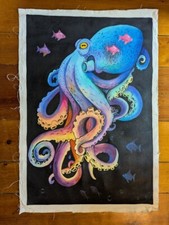 Unframed octopus canvas for sale  Topsfield