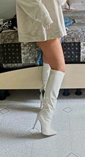 Woman white pvc usato  Italia