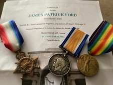 Ww1 medal trio for sale  BURNTWOOD