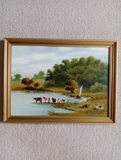 Vintage original oil for sale  HALIFAX