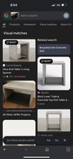 Concrete end table for sale  Chino