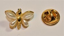 Dorado Vintage Imitación River Perlas Bicho Forma Alfiler de Corbata comprar usado  Enviando para Brazil