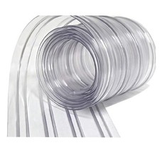 Cortina de tira de vinil plástico para freezer e armazém - Transparente, 120 mil, 12 x 100" comprar usado  Enviando para Brazil