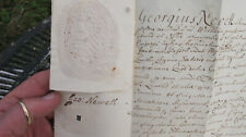 Antique document 1710 for sale  DISS