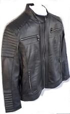 Schwartz echt lederjacke gebraucht kaufen  Sinsheim