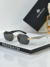 Novos óculos de sol luxuosos Maybach para homens com detalhes dourados. Cor: preto comprar usado  Enviando para Brazil