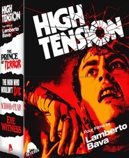 HIGH TENSION SUPER BOX 4BLU RAY+PIN LAMINATO L.BAVA+CD 1°VOLTA HD 4 FILMS🔵, używany na sprzedaż  Wysyłka do Poland