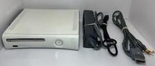 Console Microsoft Xbox 360 branco e cabos/cabos testados funcionam! comprar usado  Enviando para Brazil